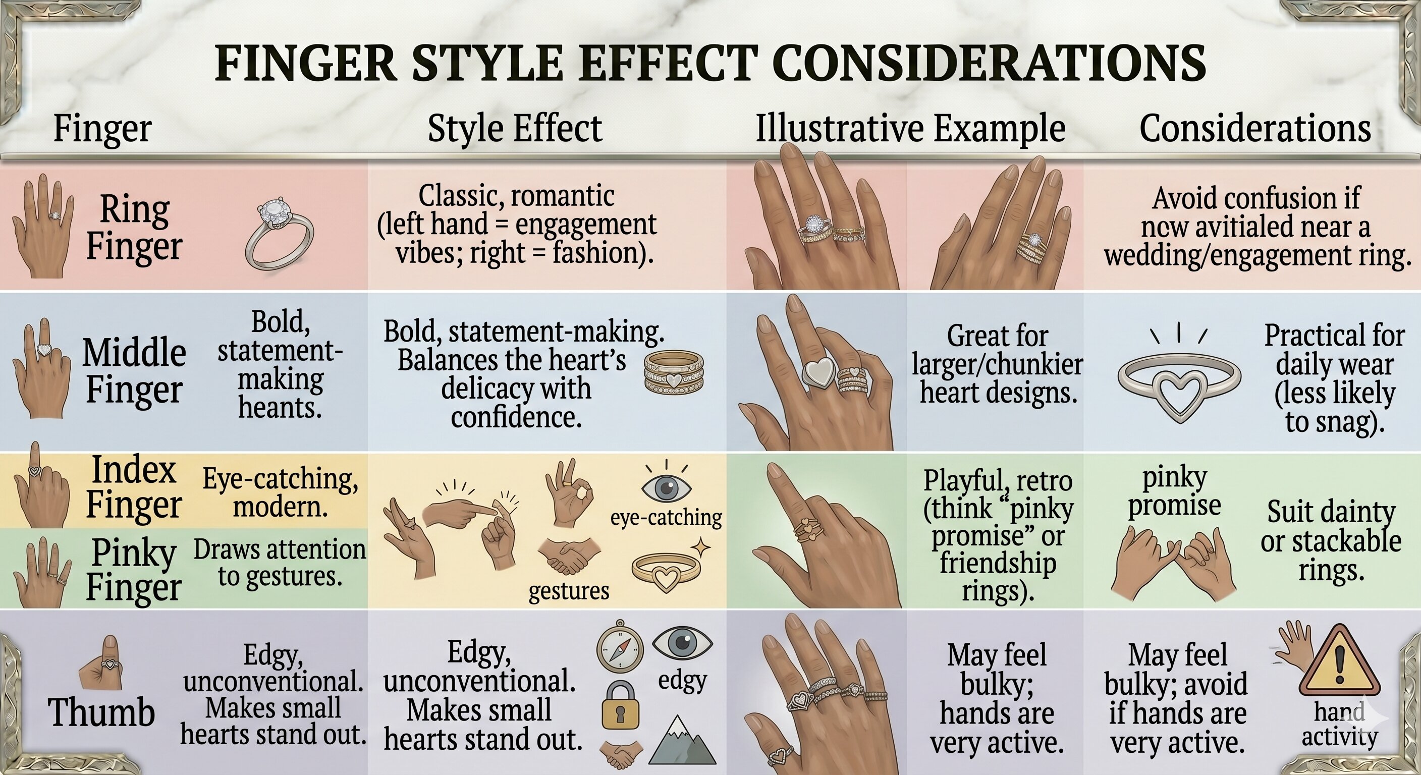 finger style effect considerations
